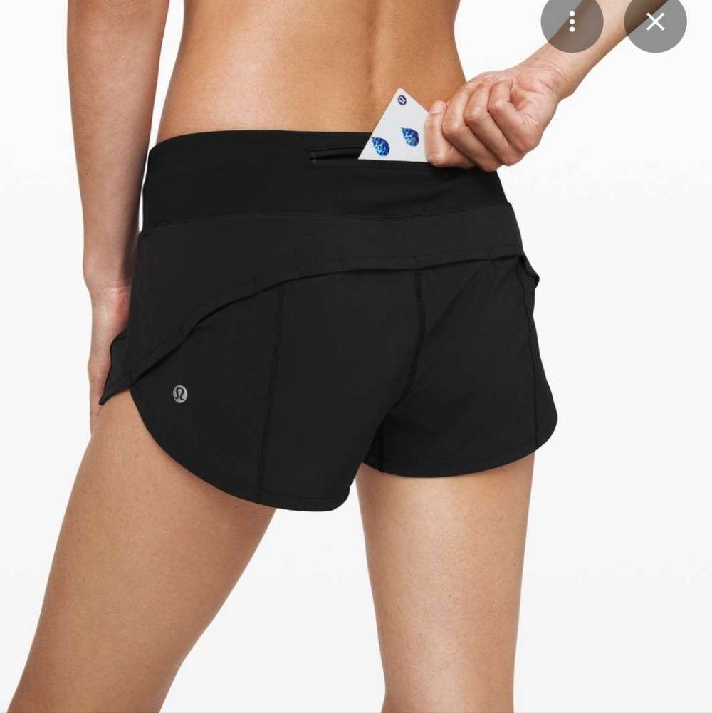 lululemon Speed Up 2.5" Running Shorts - Black